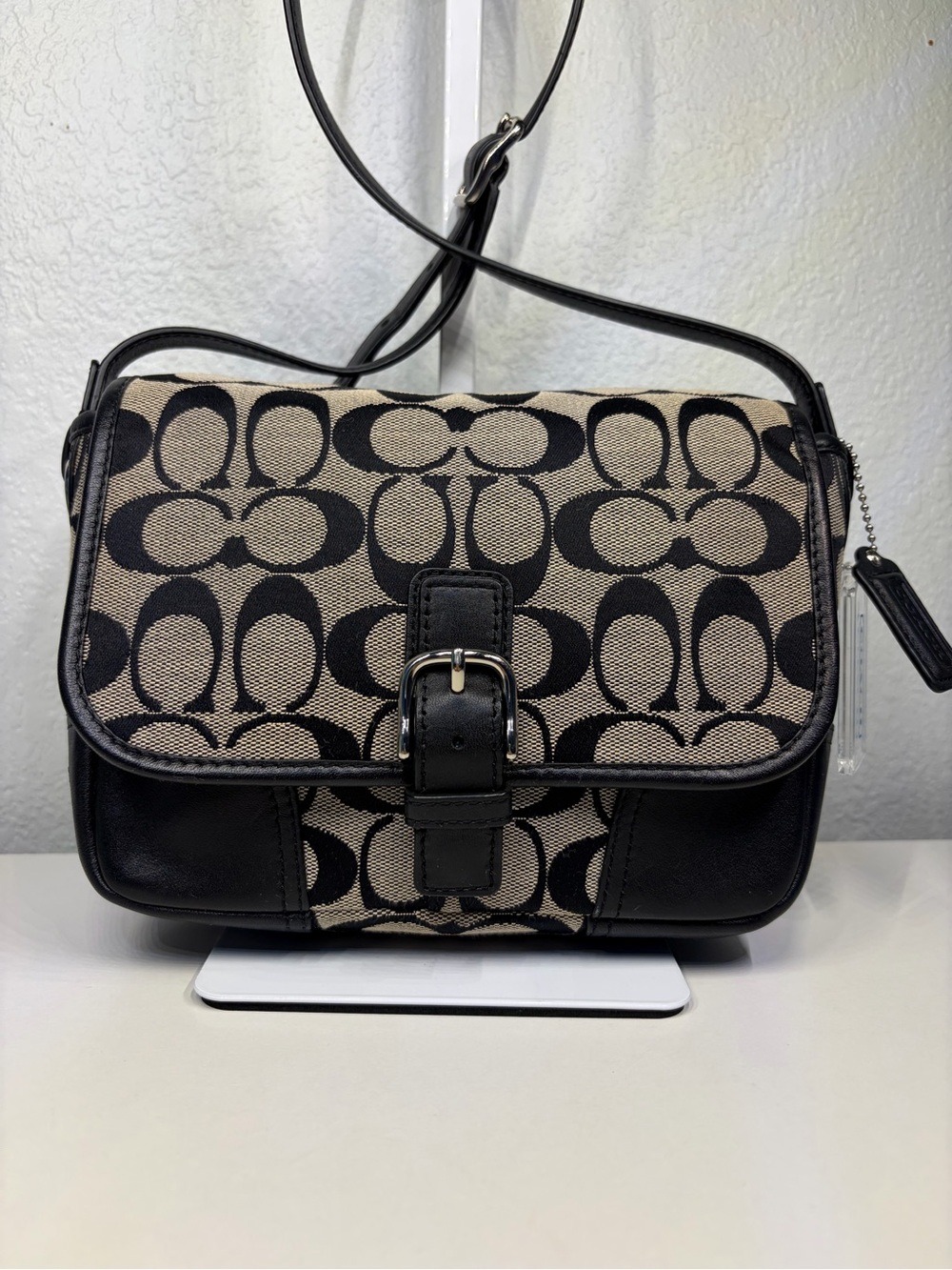 COACH HADLEY SIGNATURE FIELD BAG #F30601